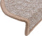 vidaXL - 15 - st - Trapmatten - 56x17x3 - cm - lichtbruin