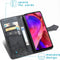 iMoshion Hoesje Geschikt voor Oppo A74 (5G) / A54 (5G) Hoesje Met Pasjeshouder - iMoshion Mandala Bookcase - Zwart