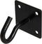 Fixman Kettingplaat met haak - roest- en waterbestendig - zwart - 50 mm x 50 mm