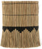 J-Line lampenkap Motief - gras/rotan - naturel/zwart - small