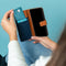 iMoshion Hoesje Geschikt voor Samsung Galaxy J5 (2016) Hoesje Met Pasjeshouder - iMoshion Luxe Canvas Bookcase - Donkerblauw
