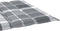 vidaXL - Ligbedkussen200x60x3 - cm - oxford - stof - ruitpatroon - grijs
