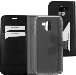 Mobiparts Classic Wallet Case - Samsung Galaxy J6 (2018) - Ruimte voor pasjes - Zwart