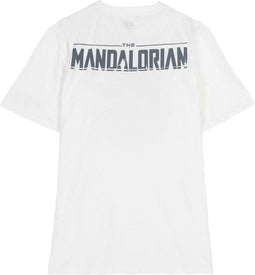 T-Shirt met Korte Mouwen voor kinderen The Mandalorian Wit - XS