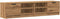 vidaXL - Tv-meubelen - 2 - st - 80x35x36,5 - cm - bewerkt - hout - artisanaal - eiken