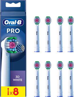 Oral-B 3D White - Tandenborstels - 8 stuks