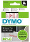Dymo D1 - Printerlabels - Rood op transparant - 12mm x 7m