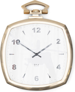 Riviera Maison Wandklok - RM Glen Moray - Zilver - 1 Stuks