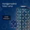 Lumiz Solar Tuinverlichting - Tuinverlichting op zonne energie - Tuinverlichting - Buitenlampjes - Tuinverlichting op zonneenergie - Buitenverlichting - Buitenlamp - Decoratie - Mandela Cylinder - 18 cm - Petrol