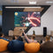 CCLIFE Inklapbaar Beamerscherm met Statief - 80/90/100 inch Projectiescherm - Rolscherm voor Home Cinema