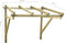 vidaXL - Deurluifel - 200x100x100 - cm - massief - grenenhout