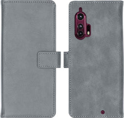 iMoshion Hoesje Geschikt voor Motorola Edge Plus Hoesje Met Pasjeshouder - iMoshion Luxe Bookcase - Grijs