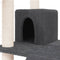 vidaXL - Kattenmeubel - met - sisal - krabpalen - 83 - cm - lichtgrijs
