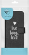 iMoshion Hoesje Geschikt voor Samsung Galaxy A52 (4G) / A52s / A52 (5G) Hoesje Met Pasjeshouder - iMoshion Design Softcase Bookcase - Meerkleurig / Live Laugh Love