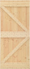 vidaXL - Deur - NARVIK - 85x210 - cm - massief - grenenhout