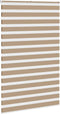 vidaXL - Zebra - Blind - 140x200 - cm - stofbreedte - 135,9 - cm - polyester - zandbruin