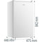 Gorenje F39EPW4 - Tafelmodel vriezer - 61L - 84.2 cm - 38 dB - Wit