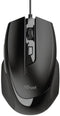Trust Voca Comfort Mouse - Draad - Optisch - 2400dpi - 6 knoppen - Rechtshandig