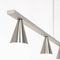 Steinhauer Vortex 3066ST - Hanglamp 5 lichts verstelbaar 85-145 cm Zilver