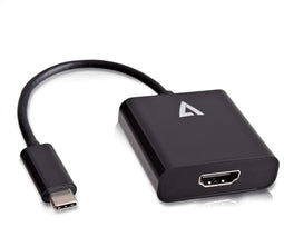 V7 V7UCHDMI-BLK-1E - Adapter USB C naar HDMI - Plug and play - Zwart