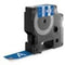 DYMO Rhino - Vinyl Labels - 19 mm x 5,5 m - Wit op Blauw