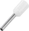 TRU COMPONENTS 1572428 Adereindhulzen 0.50 mm² Deels geïsoleerd Wit 100 stuk(s)