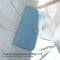 Selencia Samsung Galaxy A15 - Echt Lederen Bookcase - 3 Pashouders - Air Blue