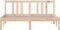 vidaXL - Bedframe - massief - hout - 140x190 - cm