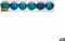 Set kerstballen Blauw Plastic Ø 7 cm (12 Stuks)