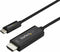 Startech.com CDP2HD2MBNL - 2m USB-C naar HDMI kabel - 4K 60Hz - Zwart