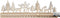 Creativ Company Houten Advent Kalender 40x3,6x12 cm