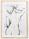 Schilderij DKD Home Decor Hall Vrouw Modern (110 x 5 x 157 cm)