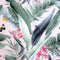 DUTCH - WALLCOVERINGS - Behang - Lush - Tropical - roze - en - blauw