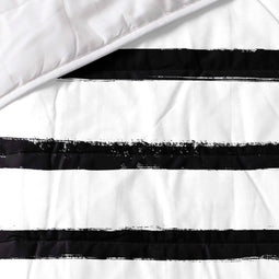 Bedsprei Stripes | Blanc