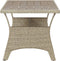 vidaXL - Tuintafel - 130x70x66 - cm - poly - rattan - grijs