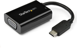 Adaptor Startech CDP2VGAUCP Black 100 cm