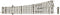 H0 Roco RocoLine (zonder ballastbed) 42442 Wissel, Links 230 mm 1 stuk(s)