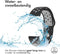 imoshion Siliconen sport bandje - Universeel 18 mm aansluiting - Zwart / Grijs