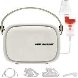 Vulpes Goods® HealthCare - Ultrasone Vernevelaar Inhalator - Voor Kinderen Volwassenen en Baby's - Incl. 3 Maskers