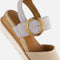 Tamaris Sandalen - Klittenbandsluiting - Beige