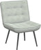 vidaXL - Relaxstoel - 64x74x84 - cm - fluweel - lichtgrijs