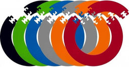 Designa Dartbord Surround Lichtgewicht Jigsaw Blauw