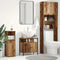 vidaXL - Wastafelmeubel - 60x30x60 - cm - spaanplaat - oud - hout