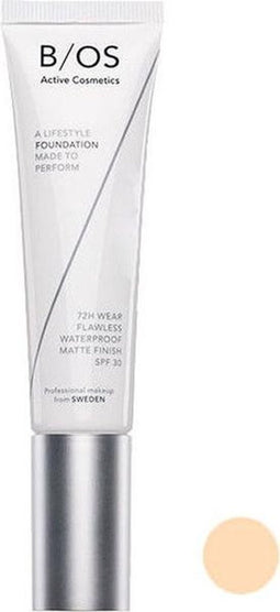 Base Of Sweden Waterproof Full Coverage Foundation Spf 30 (fresh) 30 Ml