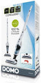Domo DO217SV - Steelstofzuiger 2-in-1 - 14,4 V Li-Ion batterij - Grijs
