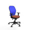 Piqueras y Crespo 1D036G0 - Bureaustoel - Verstelbare hoogte met armleuning - Blauw Bruin