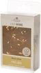 Anna's Collection Draadverlichting - 100 led lichtjes - warm wit - 500 cm- lichtsnoer - batterij