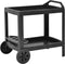 vidaXL - Dranktrolley - 69x53x72 - cm - kunststof - antraciet
