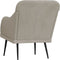 vidaXL Fauteuil 63x76x80 cm fluweel lichtgrijs