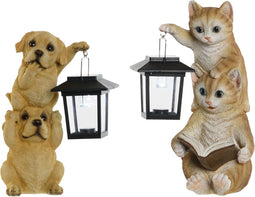 Decoratief tuinfiguur Home ESPRIT Hars 17,5 x 14 x 24 cm (2 Stuks)